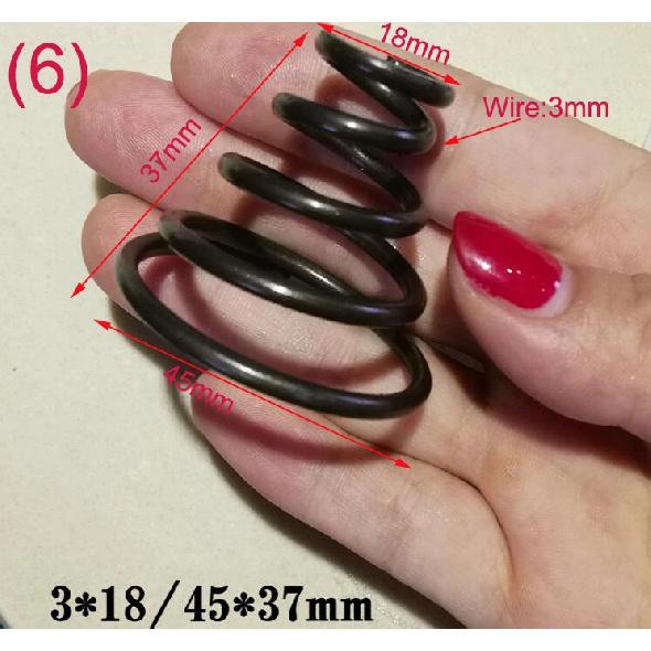 2pcs Conical Coil Spring Conical Sprial Compression Spring Double Conical Spring