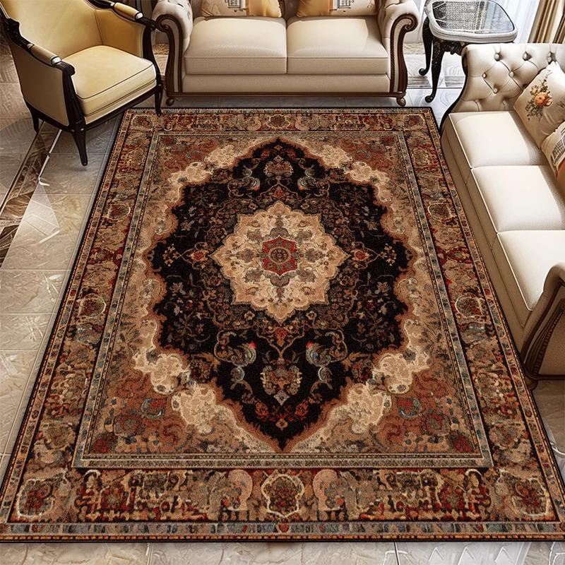 Bohemia Rugs Living Room Decoration Bedroom Deluxe Anti Slip Floor Mats Large Area Carpet Lounge Rug Persian Carpet Washable