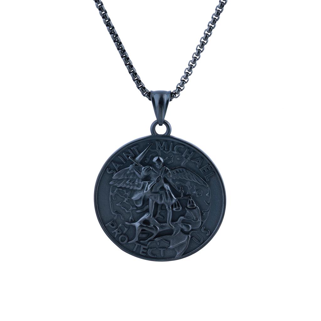 Nordic Mythology Viking Style Archangel Personality Domineering, Titanium Steel Pendant Daily Wear Necklace