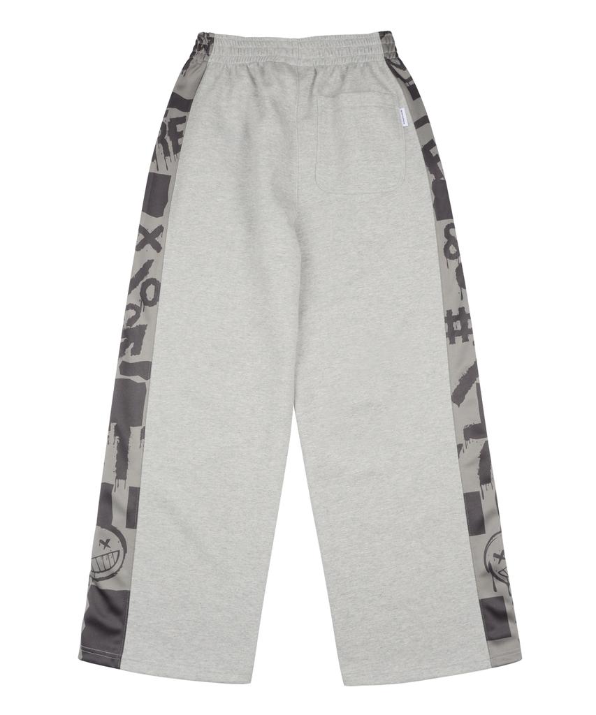 What The Fuck Side Graffiti Pattern Sweatpants