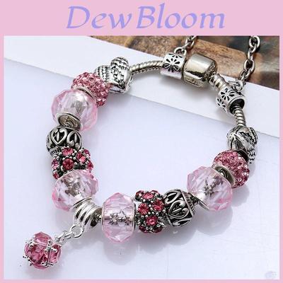 Fashion Crystal Bead Bracelet With Geometric Design For Women Gift