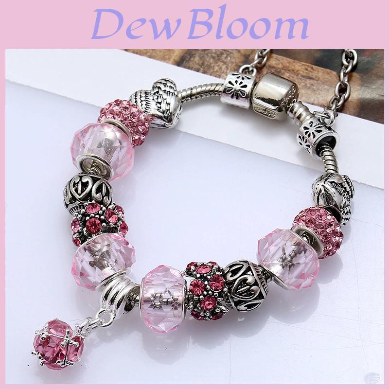 Fashion Crystal Bead Bracelet With Geometric Design For Women Gift