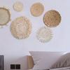 Hangings Weave Plate Wall Decorations Straw Rattan Round Basket Decorations