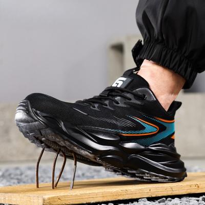 Breathable Steel Toe Safety Shoes Men Work Safety Boots Puncture Proof Sport Work Sneakers Male Construction Security Sneakers