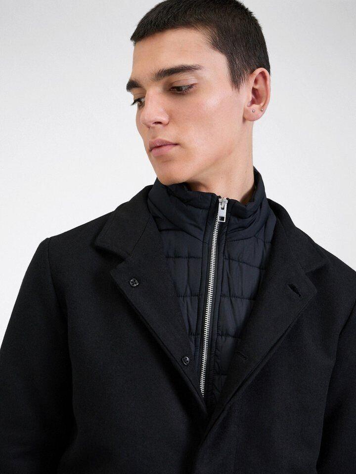 Пальто Jack & Jones Jjeharrison Wool Jacket Sn (12258674) черное