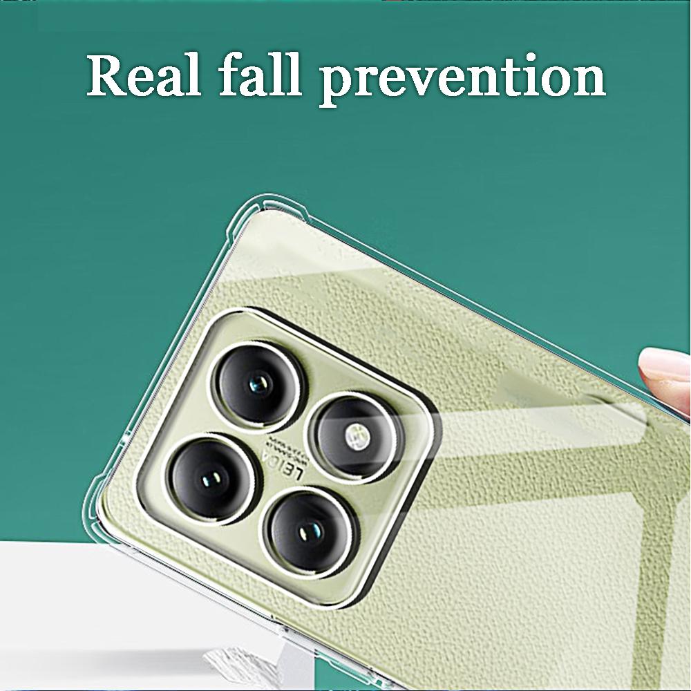 Schutzhülle für Xiaomi 14tpro 14 T 14t Pro Hülle Transparent Kamera Rückseite Clera Vollständige Abdeckungen Mi14t T14 Handyhülle