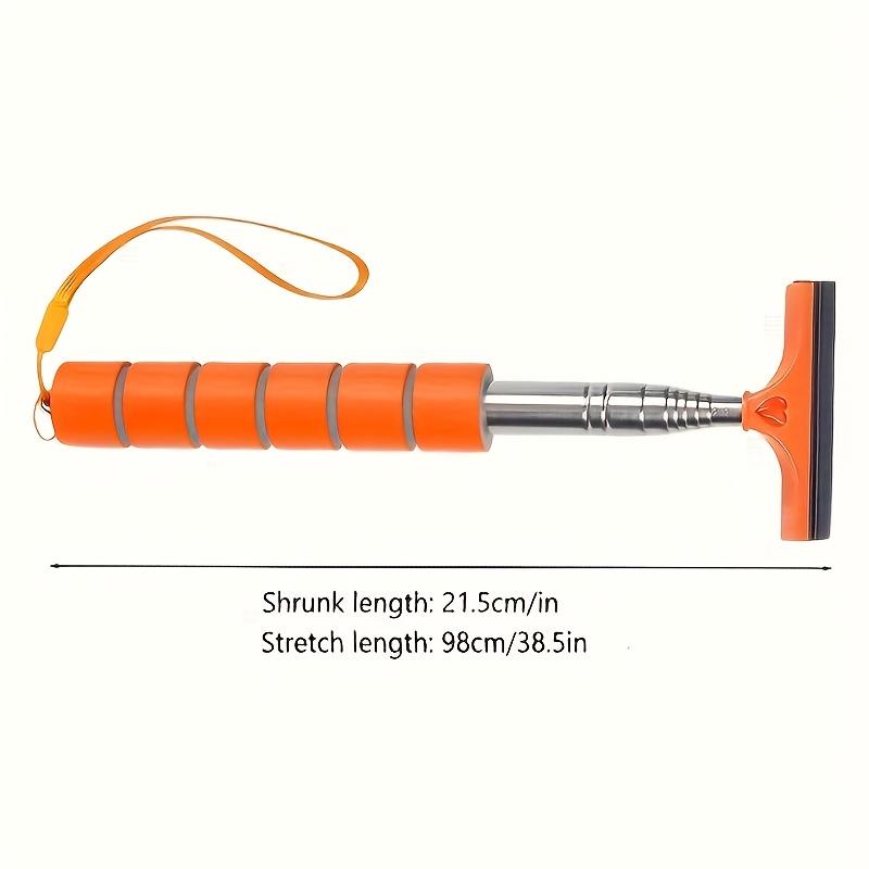 Retractable Windshield Wipers, Car Rearview Mirror Wipers with Extendable Poles,Car Scrapers, Universal Car Accessories