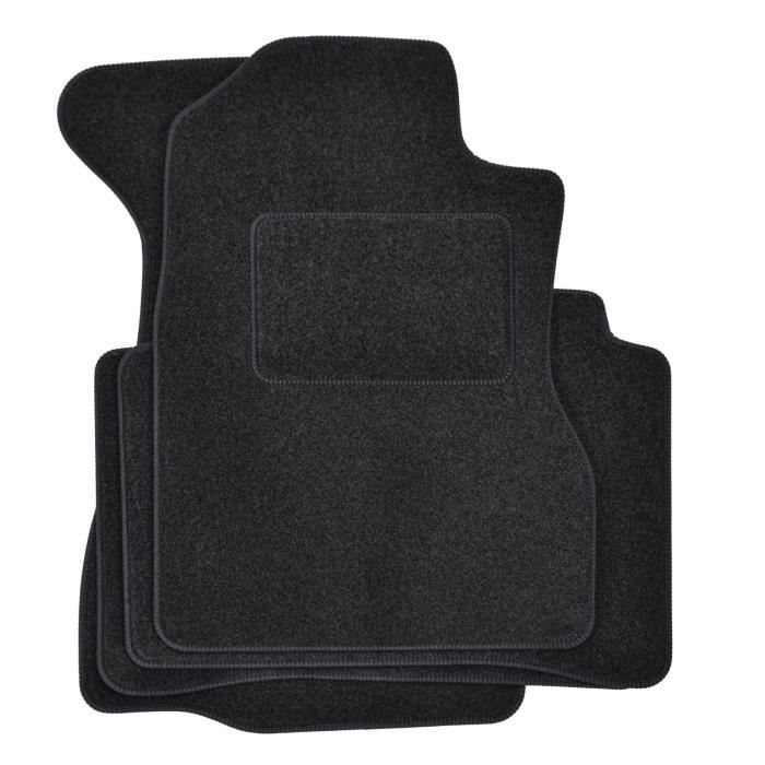 Tapis De Sol - HONDA - CR-V - Velours Noir - 3 Pièces - Ajustement Précis