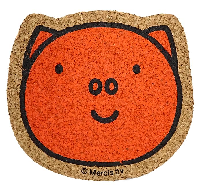 

Miffy Coaster Poppy DB385PP Die-Cut оранжевый