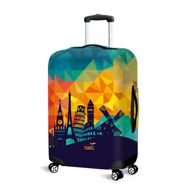 Copertura Elastica antipolvere in Pelle per Valigia Trolley 20-30 Pollici - Ispessita e Resistente all'Usura