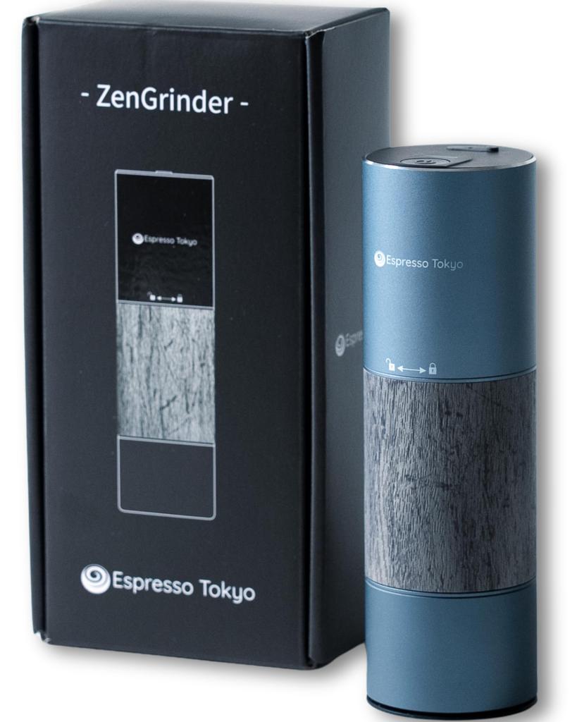 Espresso Tokyo ZenGrinder Electric Coffee Grinder with 105 Grind Levels, Cordless, USB Rechargeable