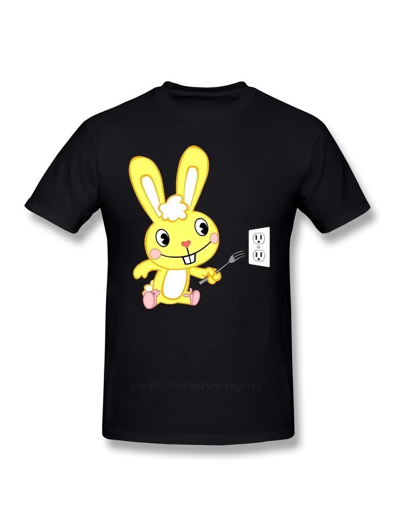 Happy Tree Friends TShirt Featuring Cuddles a Cartoon Print On a ShortSleeve Tee Available In Oversized Fun Sizes