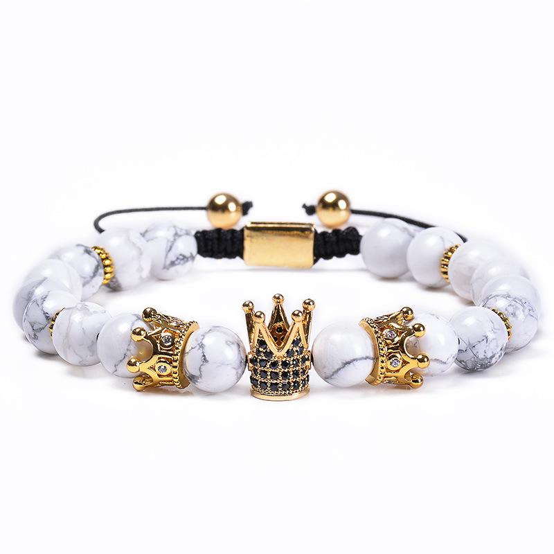 

JYL TS Bracelet Morse Code I Love You Carded Matte Beaded Expresses Love Natural white turquoise-woven style электрические липового