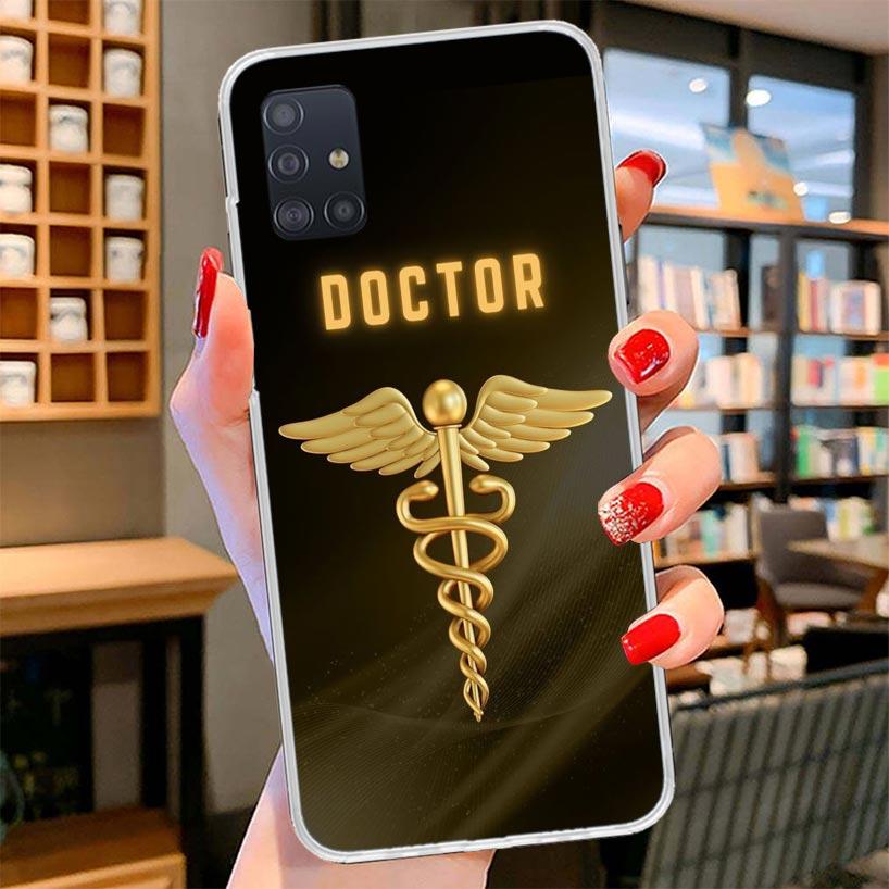 Medicine Nurse Doctor Cover Phone Case For Samsung Galaxy A12 A22 A32 A52 A72 A02S Phone Case Note 20 Ultra 10 S10 Plus A51 A71