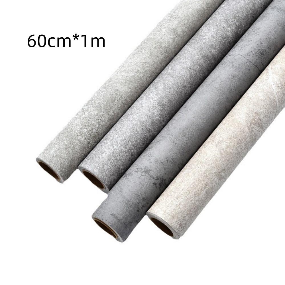 Retro 60cm Floor Sticker PVC Self-adhesive Ceramic Tile Sticker Waterproof Thicken Wall Contact Paper Floor Home Decor