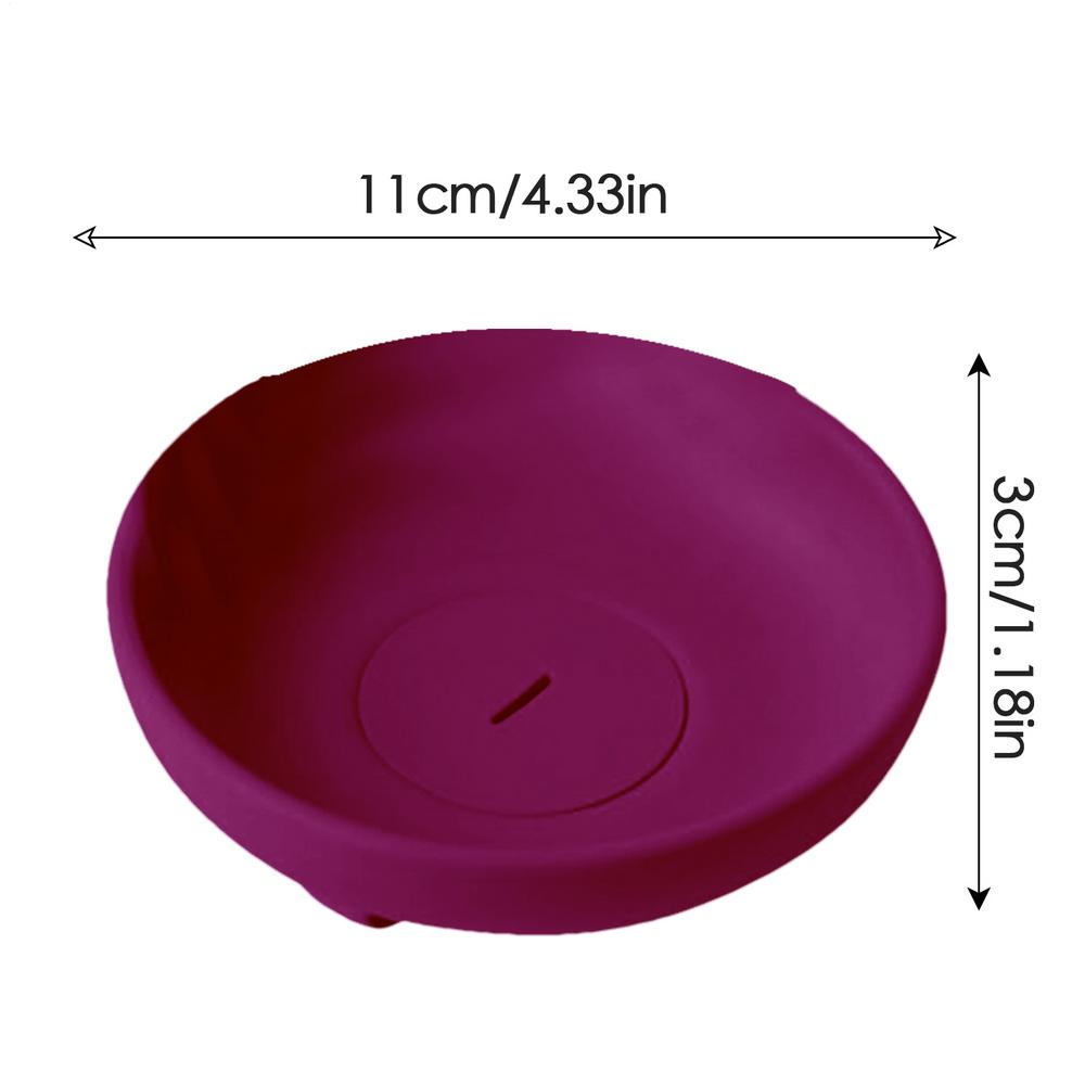 Drip Free Popsicle Holder Silicone Freeze Ice Popsicle Holders Reusable Anti-drip Tray Portable Popsicle Protector фиолетовый