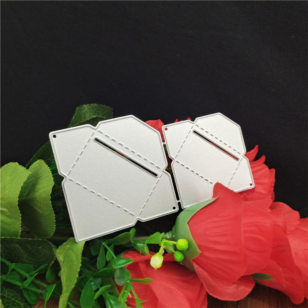 Envelope Metal Cutting Dies Handmade Stencil Mold Embossing Pattern for Children Adults DIY Crafts Projects