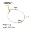 Elegant French Zircon Bracelet Minimalist Titanium Steel Jewelry Accessory