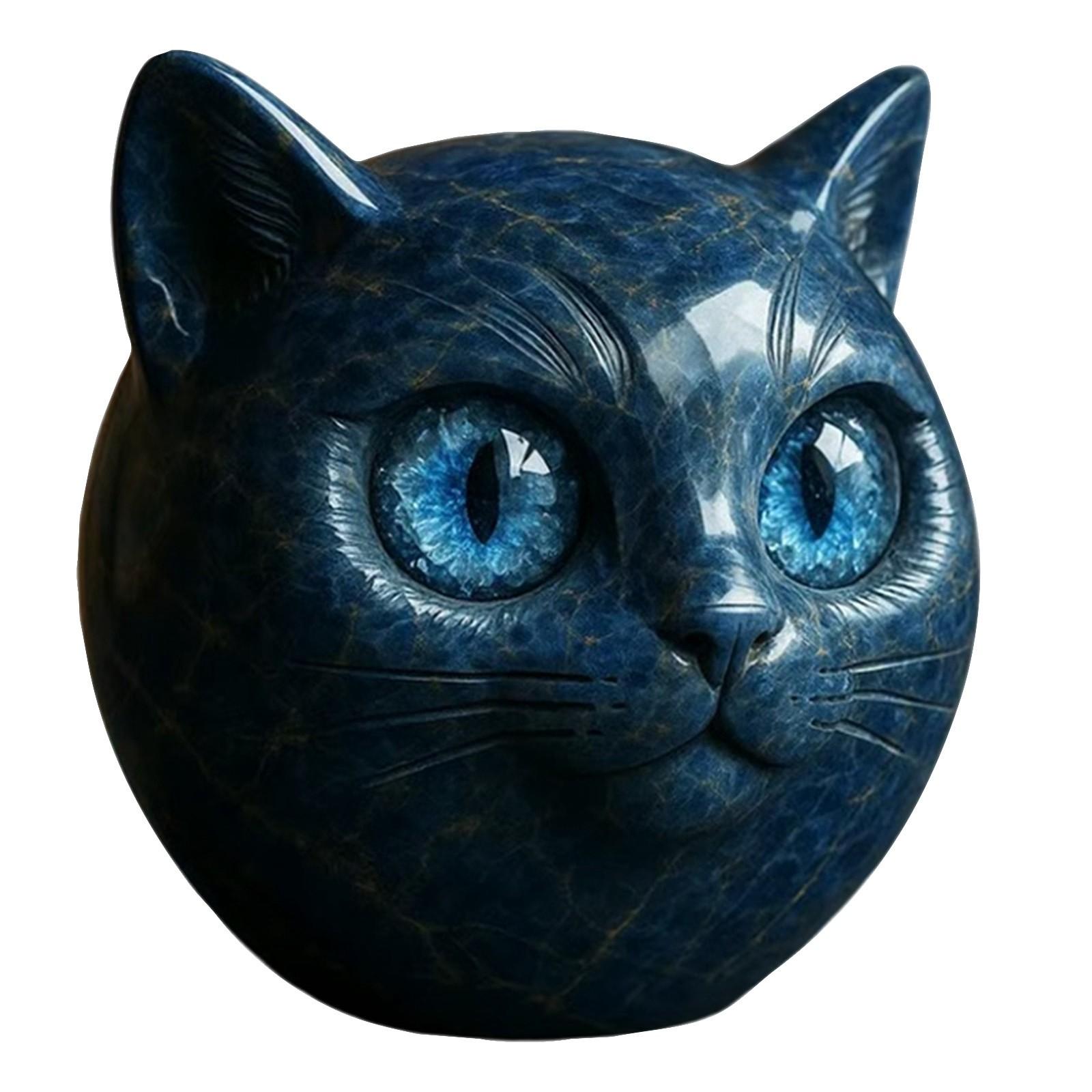 

Роскошные скульптуры кошек из камня, элегантные украшения для дома и произведения искусства для подарка, ручная резьба по кристаллу и камням, сувениры, подарки для любителей кошек One Size