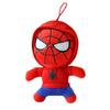 Stuffed Hooded Spider Boy Plush with Hanging Lanyard Soft PP Cotton Movie Character Hero Plushie Toy Doll Home Decoration Kids Adults Fans Gift