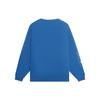 Li-Ning Badfive Logo Print Pullover Sweatshirt Unisex Tops Blue AWDSC01-4