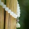 Shopkeeper's Recommendation Design s9Silver-white agate natural Hetian jade bracelet for women, trendy and fashionable for commuting