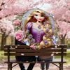 1PC Princess Diamond Umbrella-9-Rib Reinforced, Automatic Open, Lightweight & Durable, Cute Fashion Accessory for Outdoor-P0728