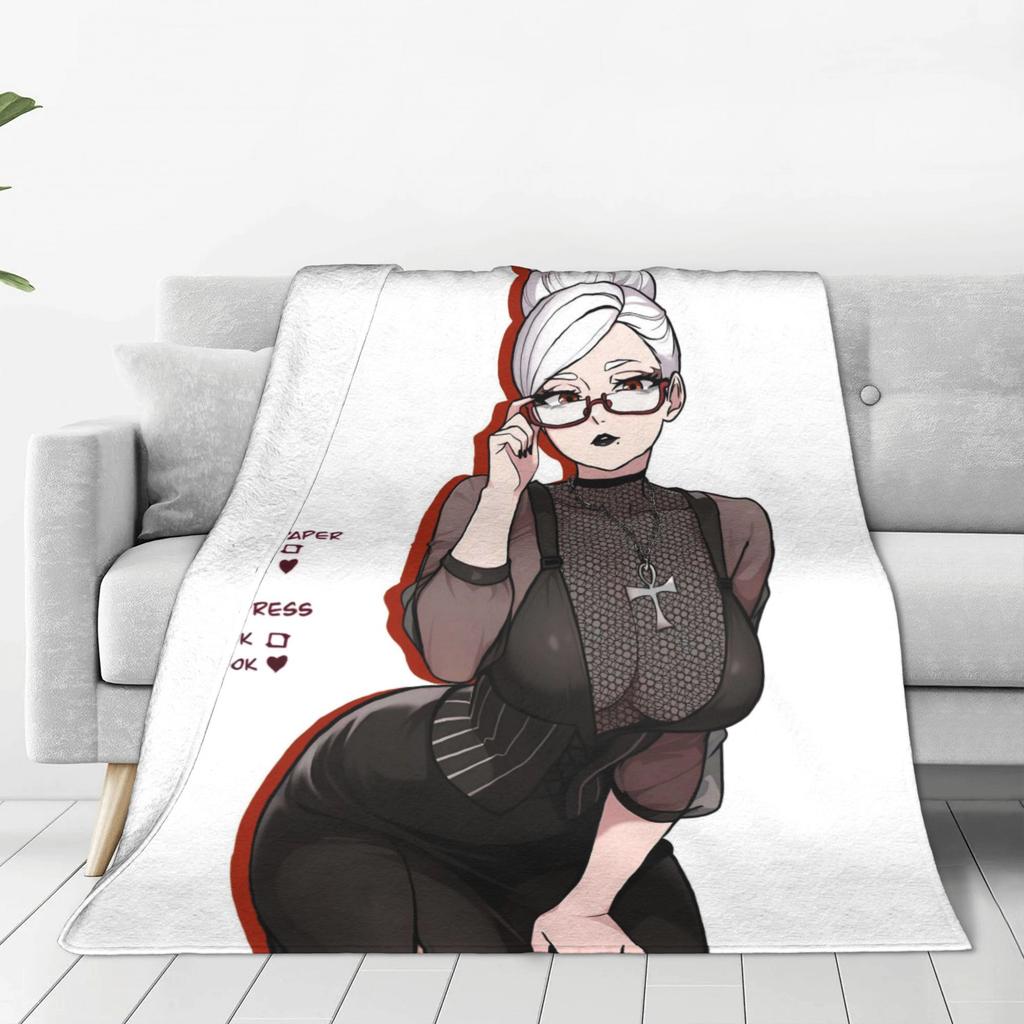 Seiko Ayase Dandadan Weiche Warme Decke Kinder Plüsch Überwurfdecke Muster Sofa Sessel Flanell Tagesdecke Schlafsofa Abdeckung