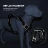 Large Dog Harness with Handle Reflective Adjustable Pet Vest Soft Padded Control Harness for Training Walking
