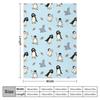 Noot Pingu and Friends Throw Blanket Soft Plush Plaid Cute Blanket Plaid Summer Blanket