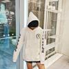 8081 CHROME HEARTS 2025 Nová jarná a jesenná nadrozmerná tenká mikina s kapucňou s logom v klasickom štýle pre páry