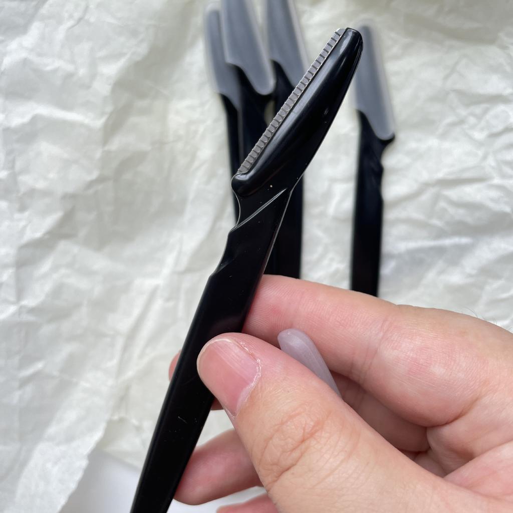 12 stuks Vrouwen Wenkbrauwscheermesje, Gezichts- & Lichaamshaartrimmer, Scheermesje, Wenkbrauwverwijderaar Met Deksel, Kleine Verzorgingstool Set