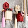 Toothbrush Wall Mount Magnetic Space Saving No Drilling Shower Toothbrush Holder For Bathroom Kitchen Living Room Bedroom Home