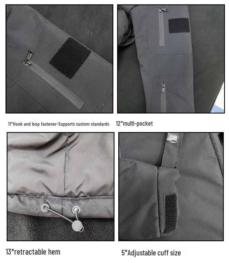 Men's USB Heated Winter Windbreaker - Electric Warm Outdoor Jacket