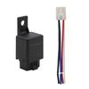 KKLM 40A 4 Pole Car Relay with Socket, Compatible with Air Conditioning Compressors,