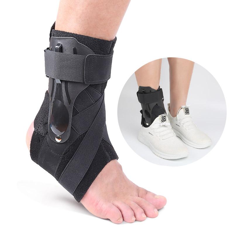 Sport Neopren Kompressions Sprunggelenkbandage Herren Damen Outdoor Fitness Basketball Sprunggelenkstütze Doppelsteg Stabilisierungsgurt
