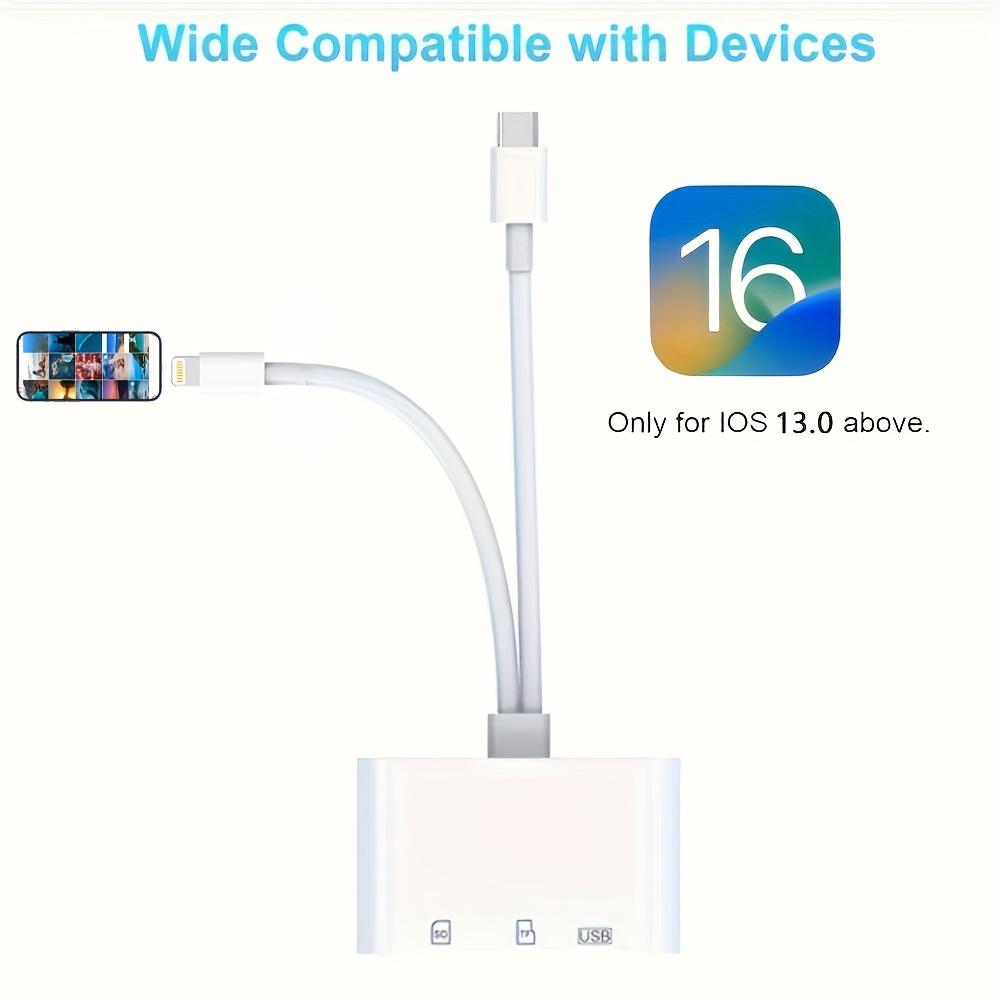 4-in-1 USB TF flash drive Type-C Mobile Storage OTG Photo Disk U-drive file SD/TF card reader with Type-c,multi-function OTG adapter plug in and play