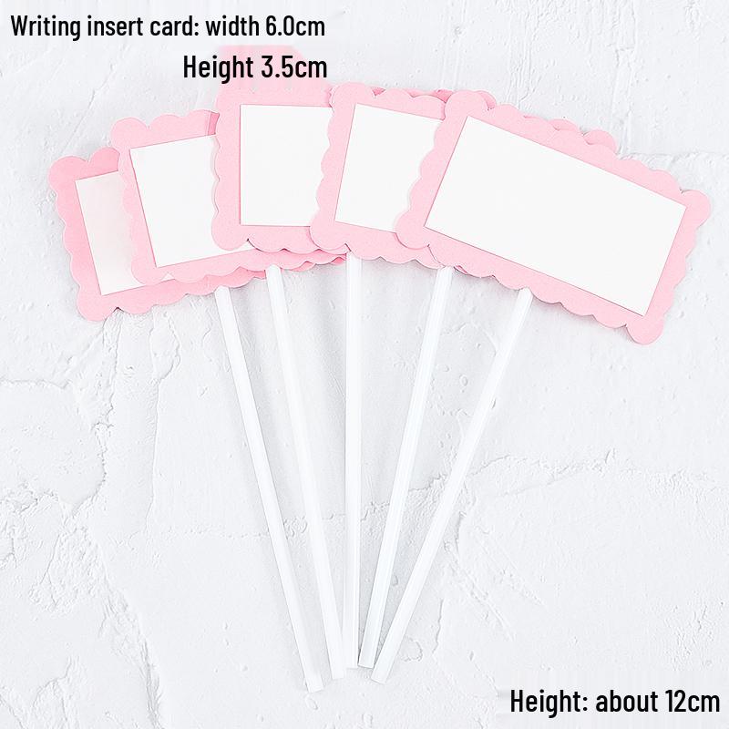 Happy Birthday Rainbow Cake Topper with Writable Greeting Card