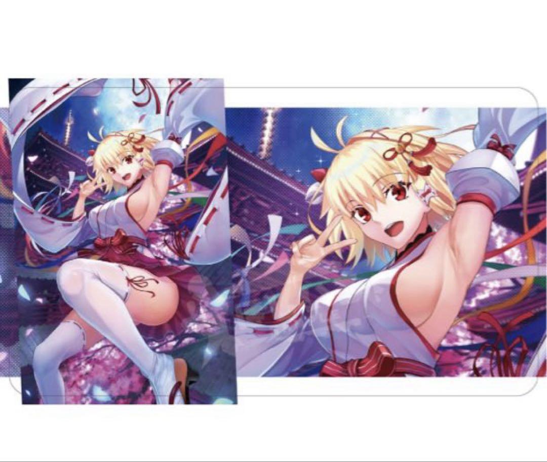 

[Б/У] FGO Tsukihime Игровой коврик Арквейд Жрица Белый