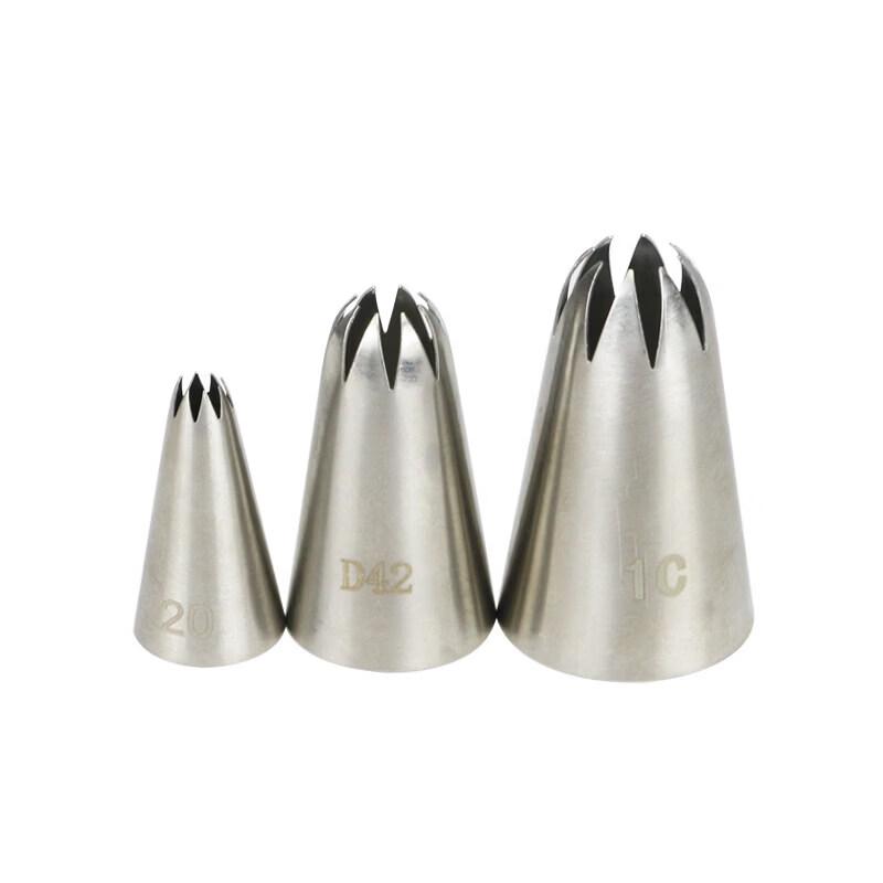 ZISIZ 8-Tooth Piping Tip for Cakes and Pastries