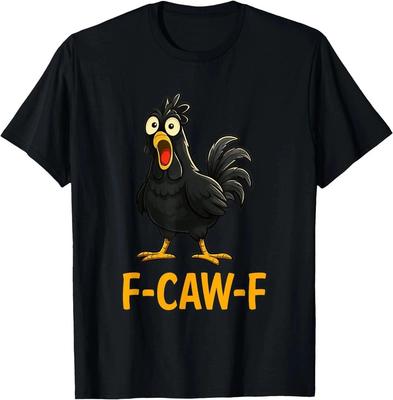 F-Caw-F Funny Chicken Humor Rooster Meme Unisex T-Shirt_reprin<wbr/>t Sale 40% Off Hot Unisex T-Shirt