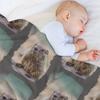 Groundhog with grunge effect - Grunge Groundhog for Groundhog Day Throw Blanket anime Moving halloween Soft Plush Plaid Blankets