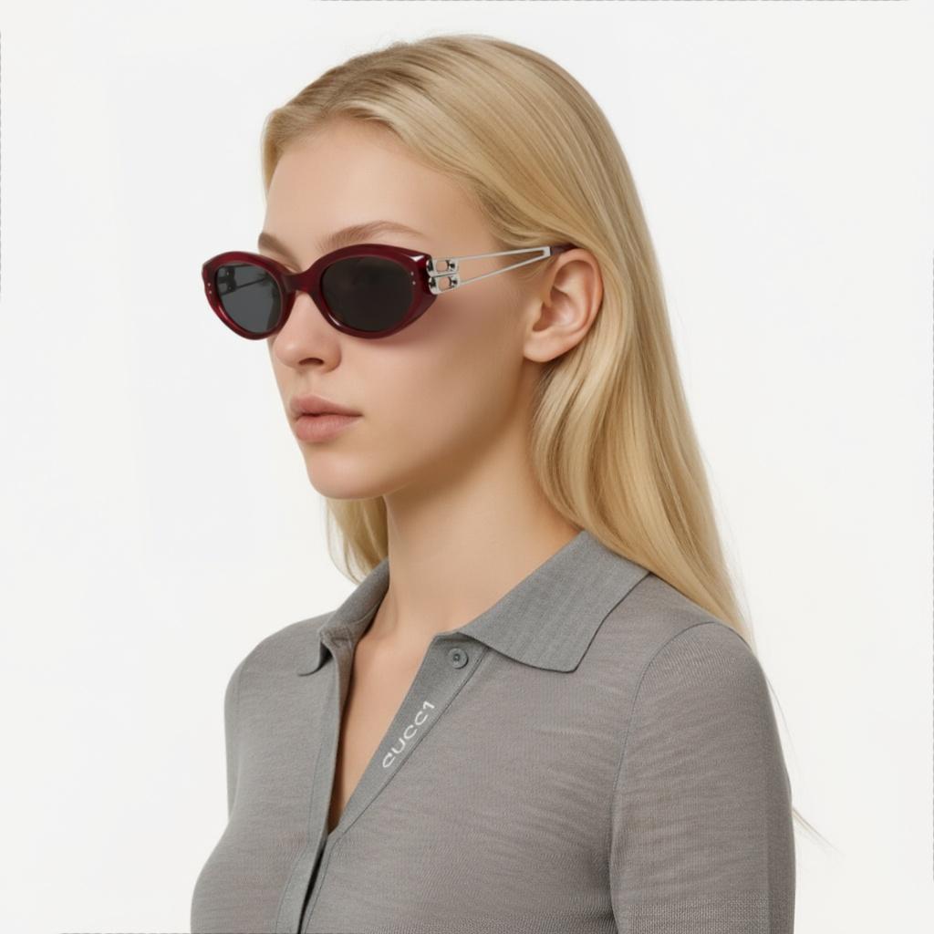 Gentle Monster Cat Eye Sunglasses Women sunglasses Red KUNSTRC3