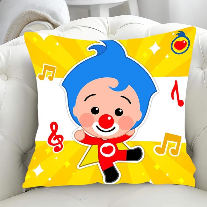 

Cushion Covers 45x45 P-Plim Plim Decorative Pillowcases 40x40 Fall Decor Lounge Chairs Pillow Hugs Short Plush Duplex Printing 16x16Inch