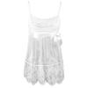 Women Sexy See-Through Lace Sling Sleepwear Nightdress + Thong