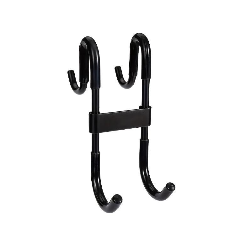 Multifunctional No-Drill Shower Glass Hanging Hook, Heavy Load Storage Hook for Towels Robes Clothes