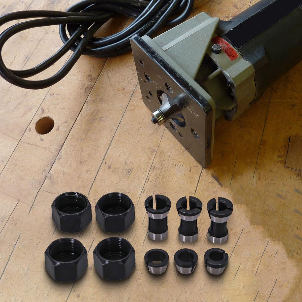 For Engraving Machine Collet Chuck Adapter Shaft Sleeve Router Bit As Pictures Shown Chuck Conversion High Strength Material