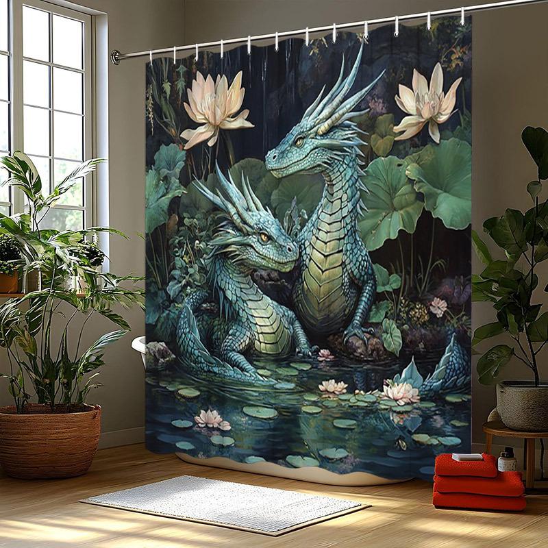 

1Pc Cartoon Cats Shower Curtain Playful Expressions Black White Bathroom Decoration Polyester Home Decor For Bathtub Curtain W60H190(CM)-1 Pcs