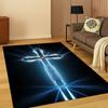 Cross Pattern Carpet Rug for Home Bedroom Living Room Sofa Doormat Decor, Kid Area Rug Large Play Non-slip Floor Mats