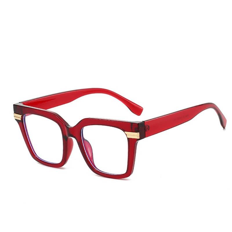 Fashion Square Reading Eyeglasses Optical Glasses Men 2026 New Vintage Leopard Glasses Women Brand Design Clear Lens Glasses красный